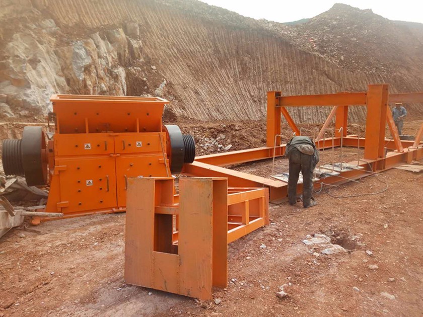 文山丘北孫總?cè)债a(chǎn)1100噸安裝現(xiàn)場